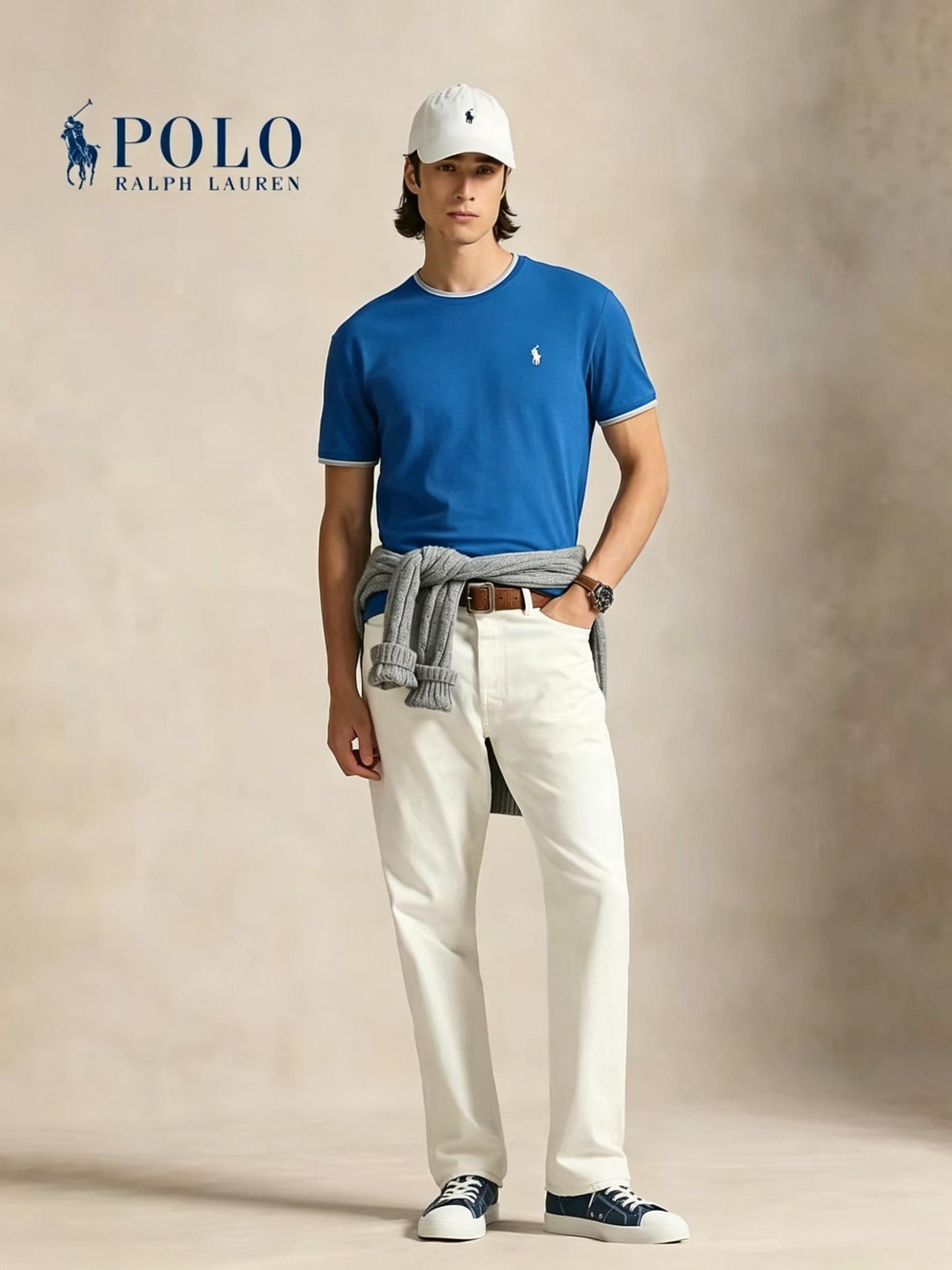 Men’s Classic Ringer Crew Neck T-Shirt | Premium Everyday Essential