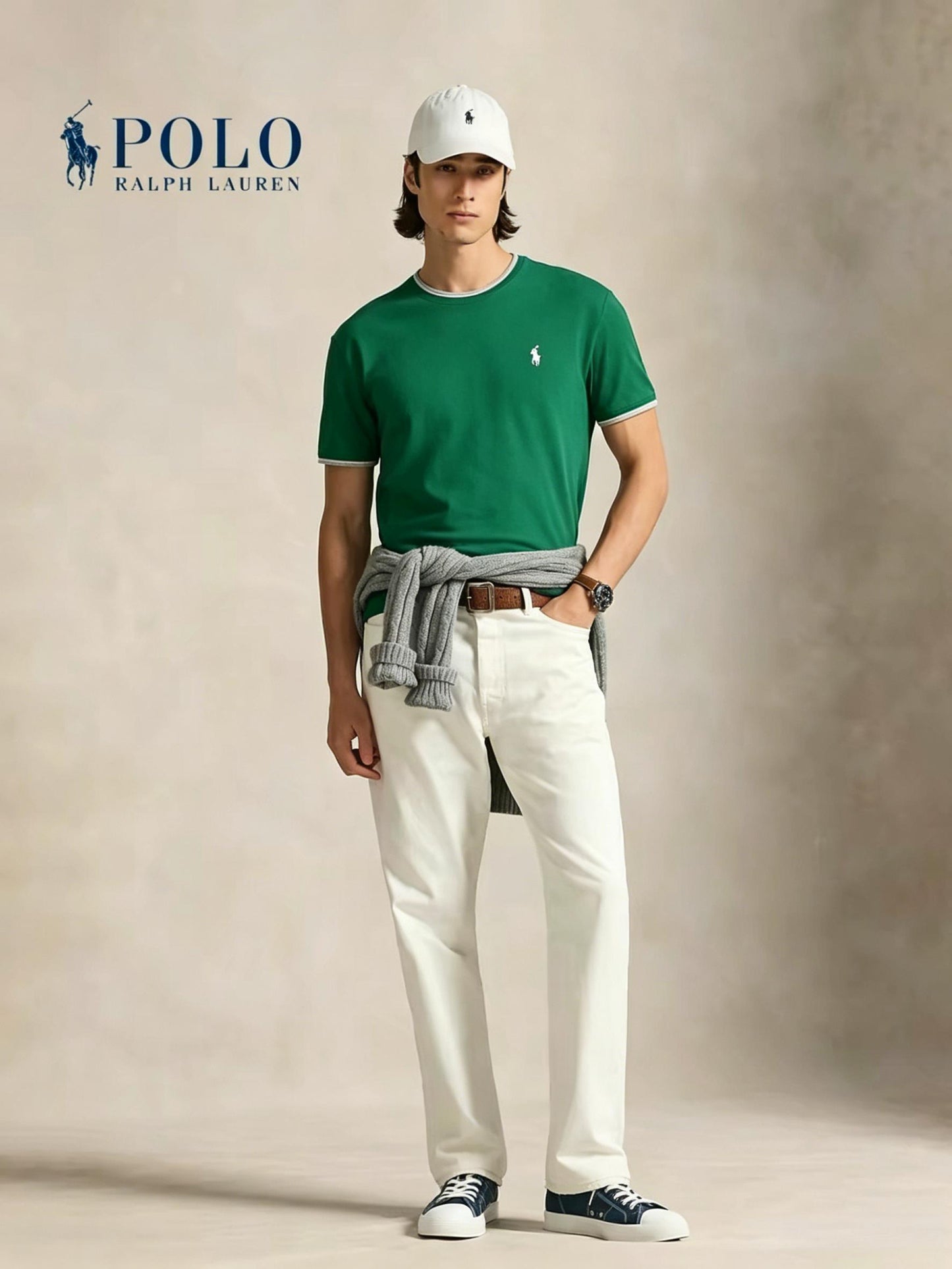 Men’s Classic Ringer Crew Neck T-Shirt | Premium Everyday Essential