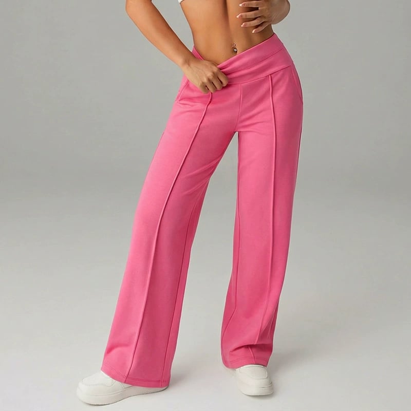 🔥🎁New arrival 50% OFF💕Women's Plain Loose Straight Leg Pants