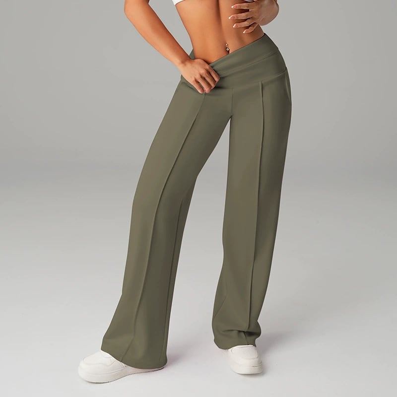 🔥🎁New arrival 50% OFF💕Women's Plain Loose Straight Leg Pants