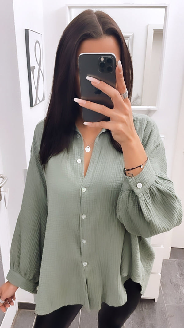 Everyday Oversize Musselin Comfort Shirt
